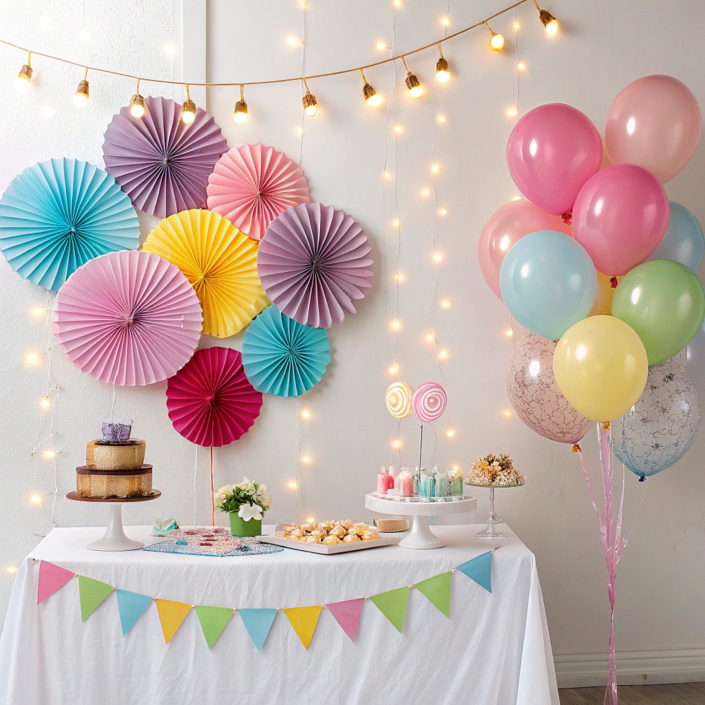 Party props and decorative objects