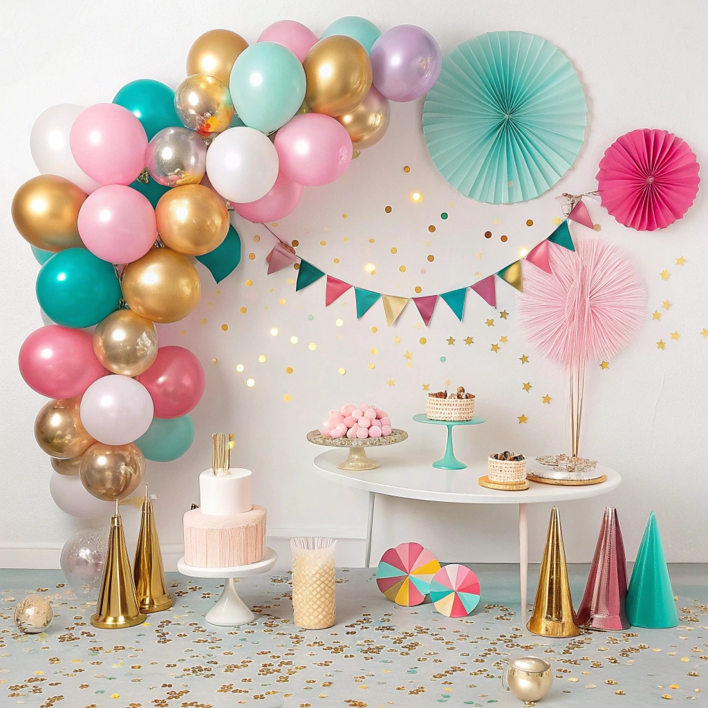 Balloons and party decor