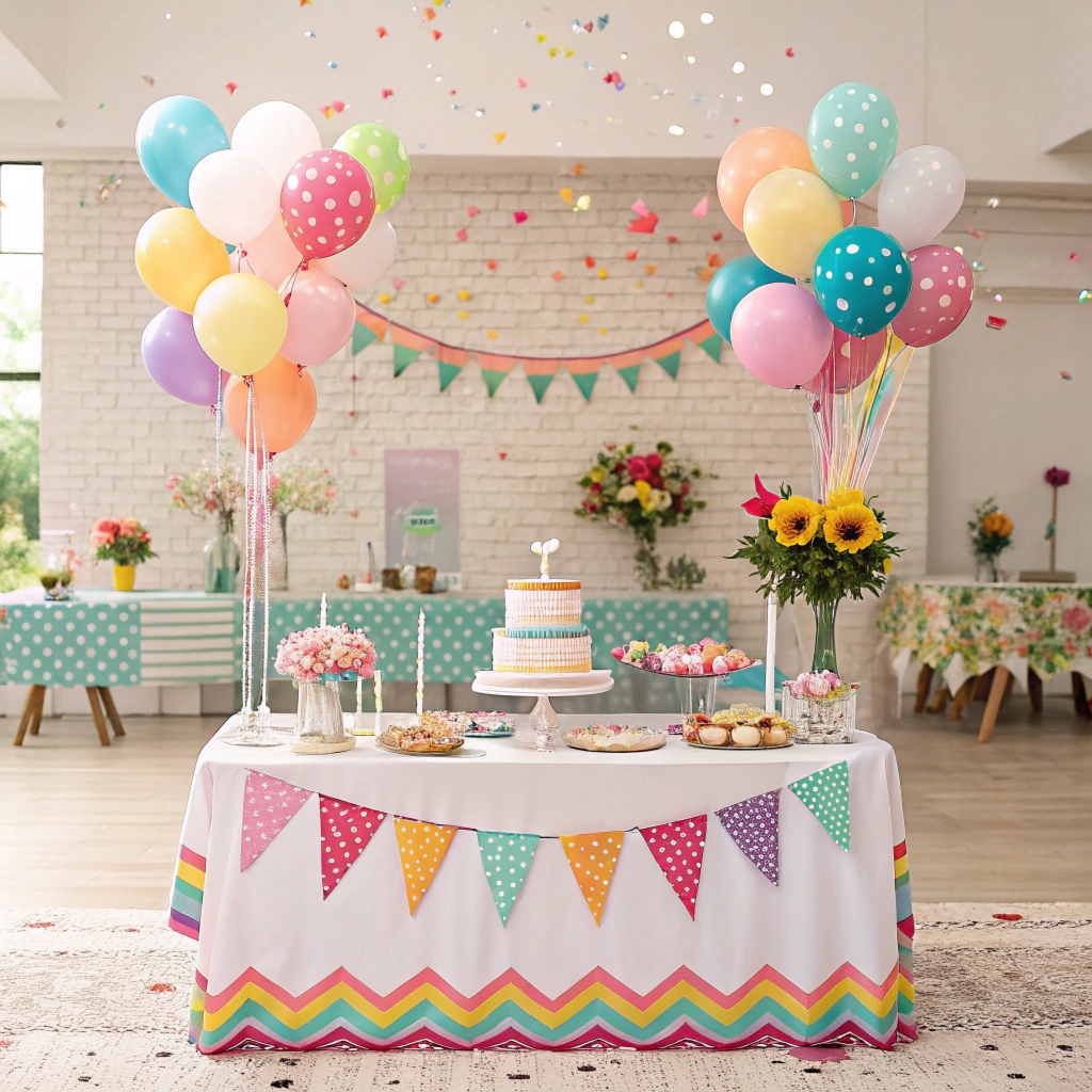 Styled table and centerpiece